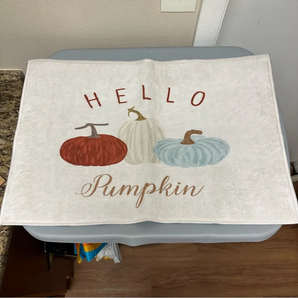 Autumn Pumpkin Floor Rug